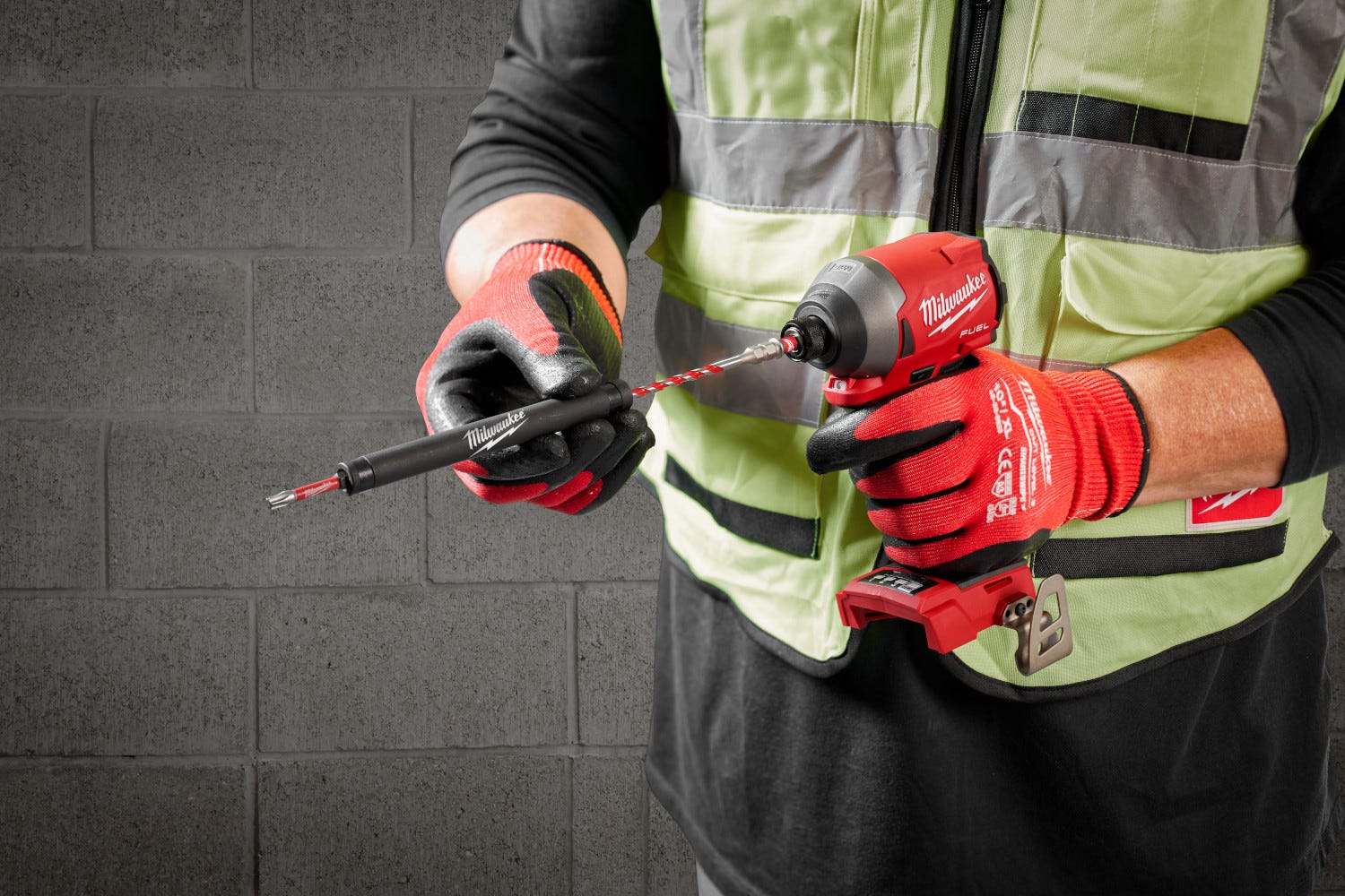 Milwaukee 48-20-9097 7PC. SHOCKWAVE Impact Duty Carbide Hammer Drill Bit Concrete Screw Install Set