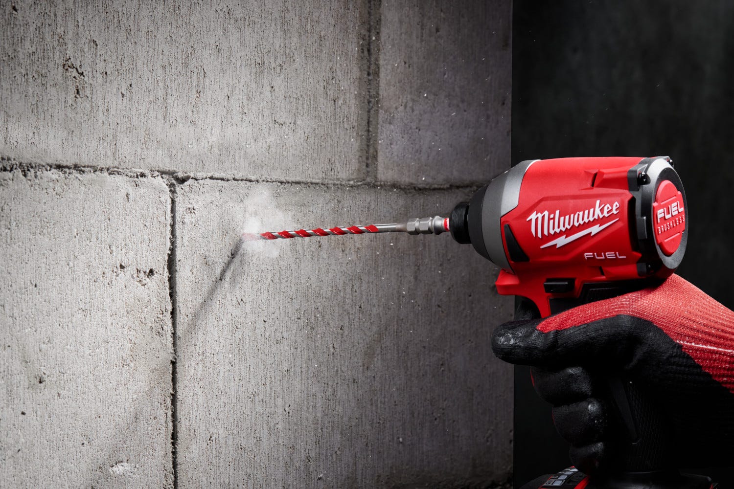 Milwaukee 48-20-9097 7PC. SHOCKWAVE Impact Duty Carbide Hammer Drill Bit Concrete Screw Install Set