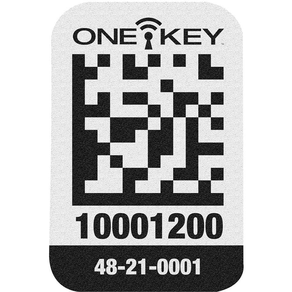 Milwaukee 48-21-0001 ONE-KEY Asset ID Tag for Small Plastic Surfaces, 200-Pack