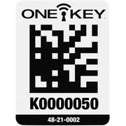 Milwaukee 48-21-0002 ONE-KEY Asset ID Tag for Large Plastic Surfaces, 100-Pack