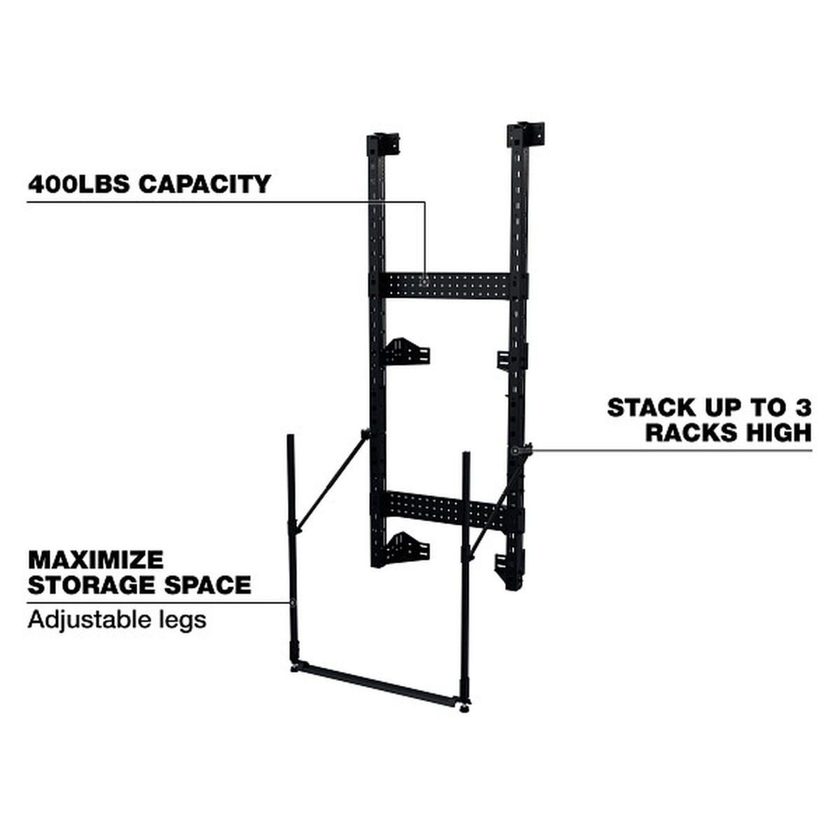 Milwaukee 48-21-8010 PACKOUT Vehicle and Trailer Rack Cabinet Frame