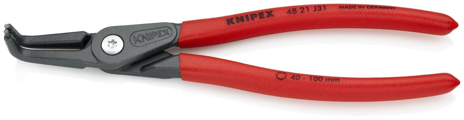 Knipex 48 21 J31 Internal 90&deg; Angled Precision Snap Ring Pliers