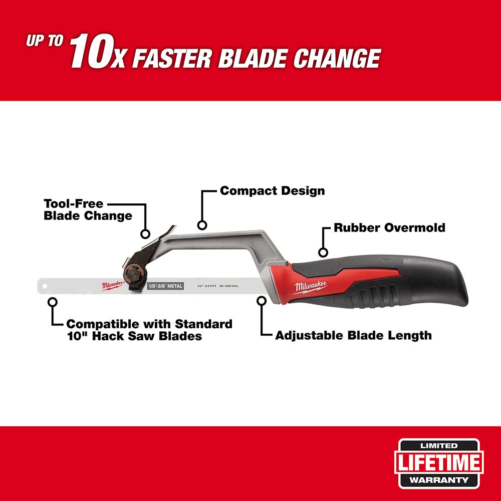 Milwaukee 48-22-0012 Compact Hack Saw