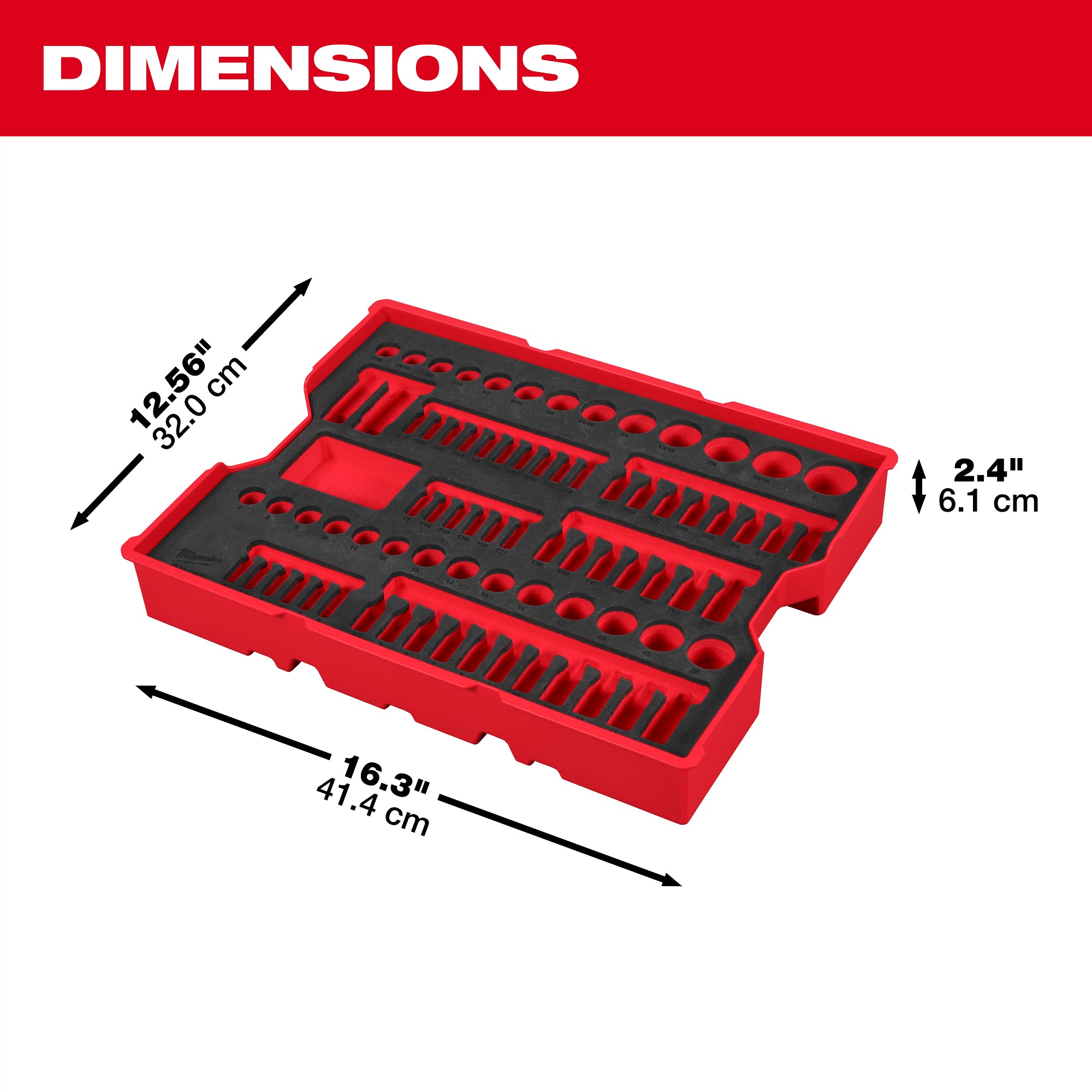 77 pc. 1/4” & 3/8” Drive Metric, SAE, & Torx® Socket Set with Tray