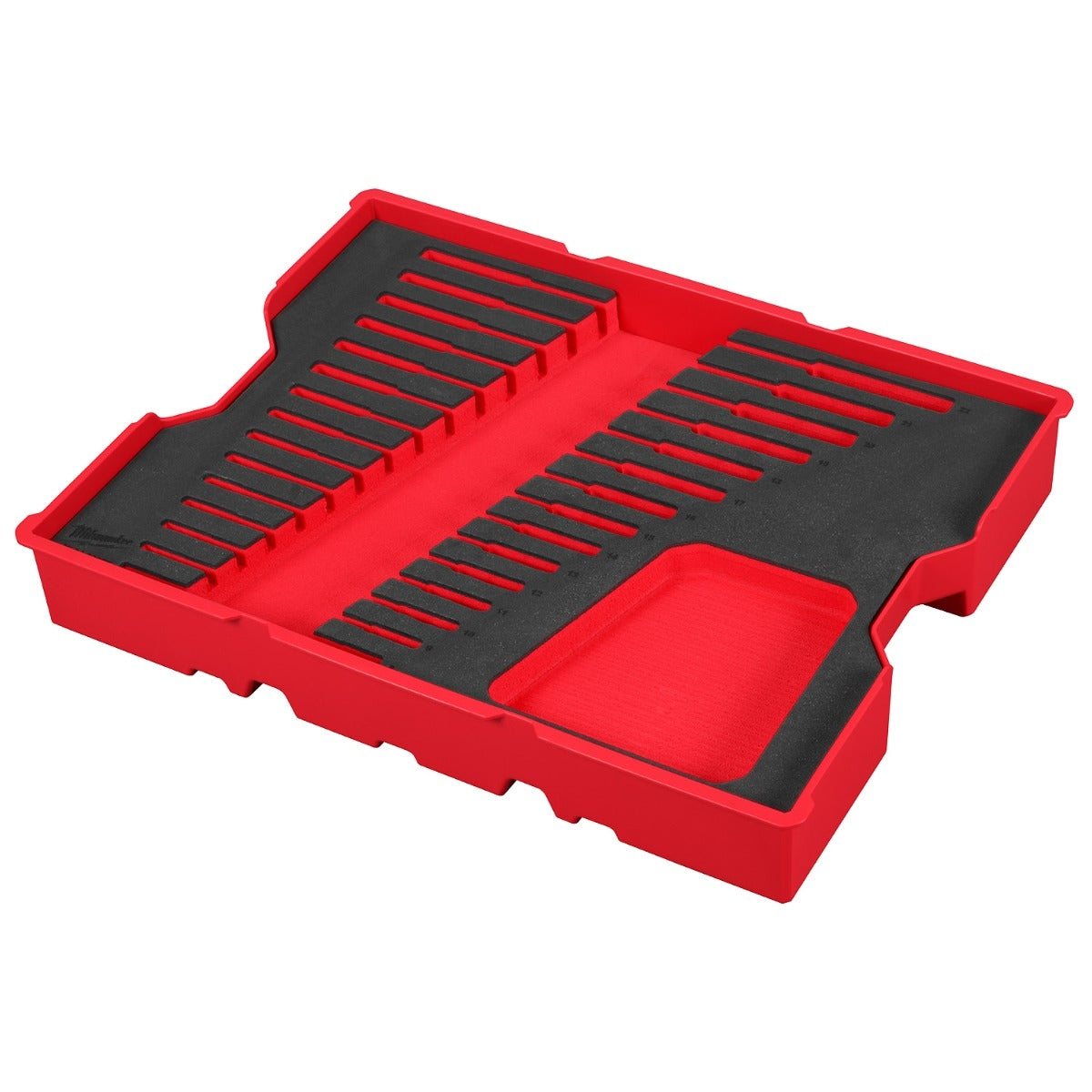 Milwaukee 48-22-0156 15-Piece Metric Ratcheting Combination Wrench Set with Tray for PACKOUT Drawers