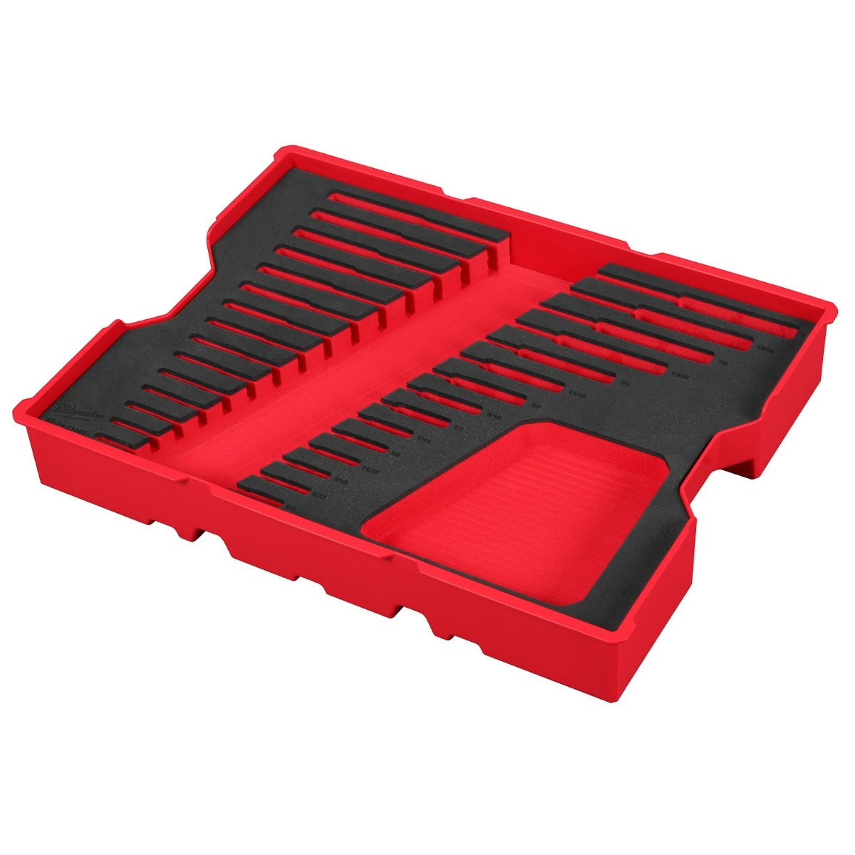 Milwaukee 48-22-0157 15-Piece SAE Ratcheting Combination Wrench Set with Tray for PACKOUT Drawers