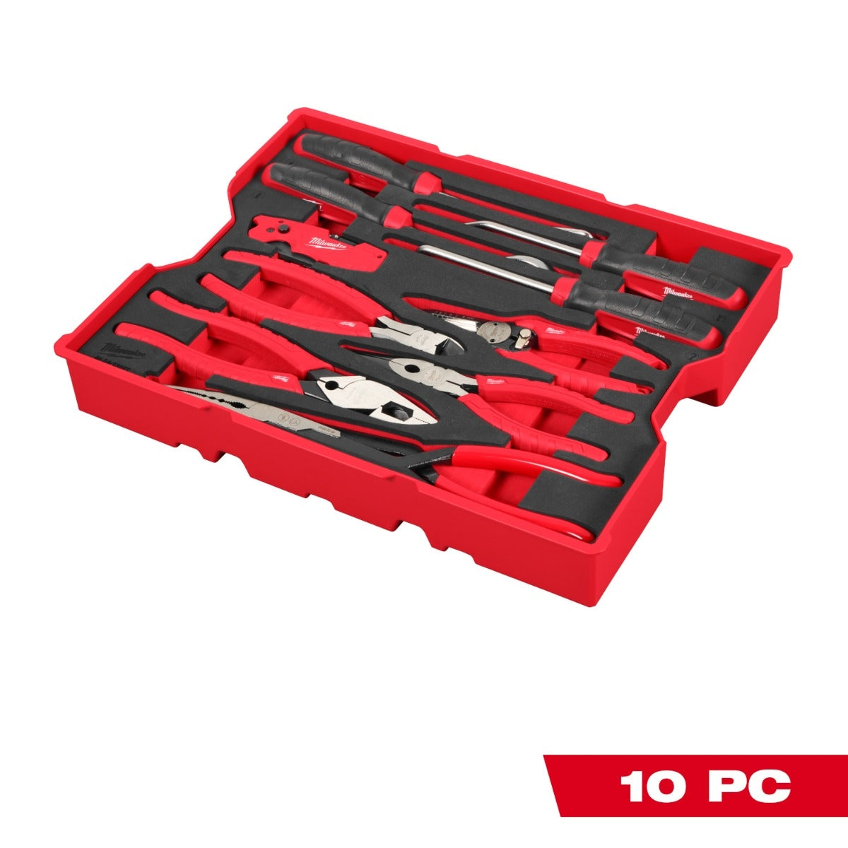 Milwaukee 48-22-0159 10-Piece Pliers & Pick Set with Tray for