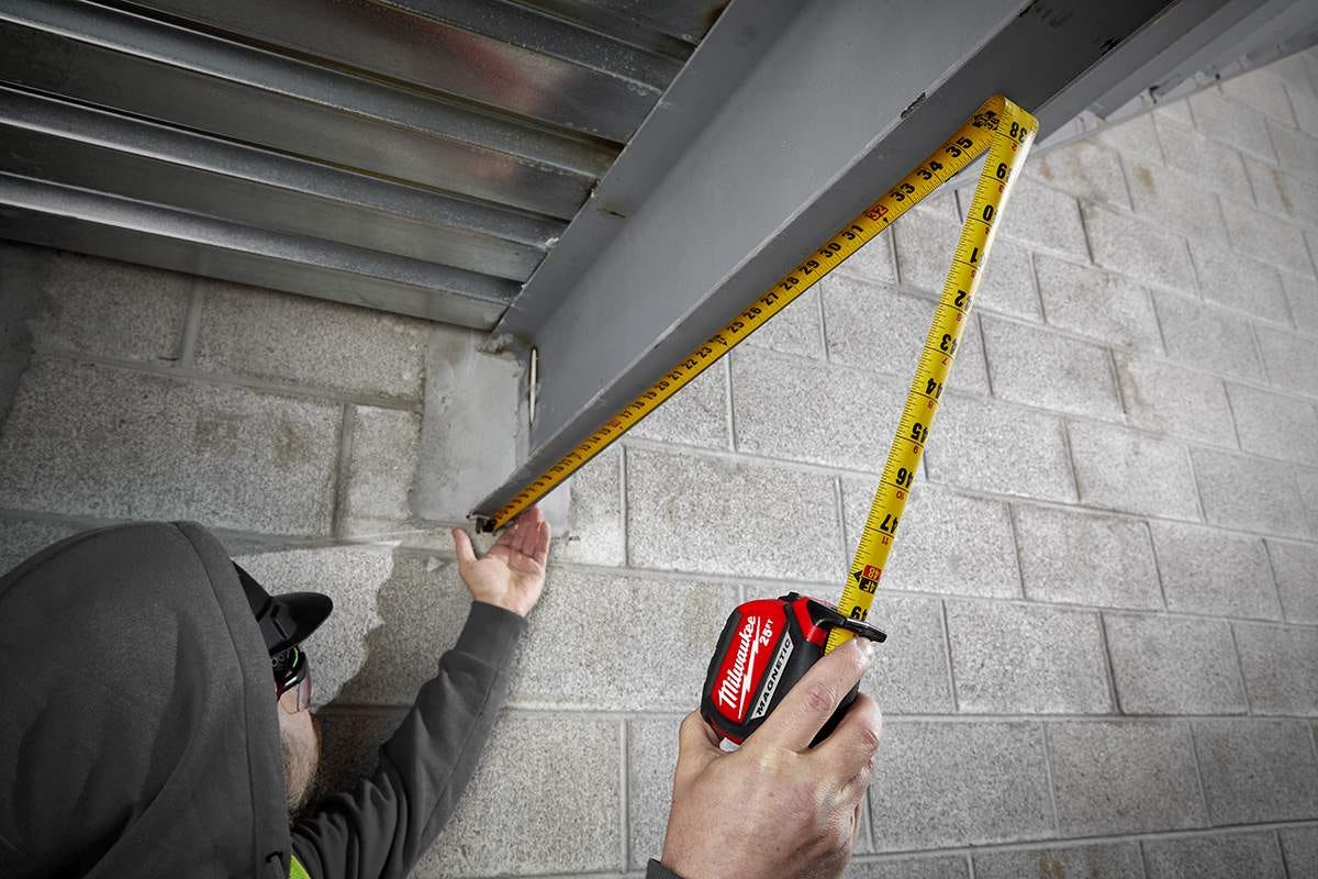Milwaukee 48-22-0325G 25-Foot Compact Magnetic Tape Measure, 2-Pack