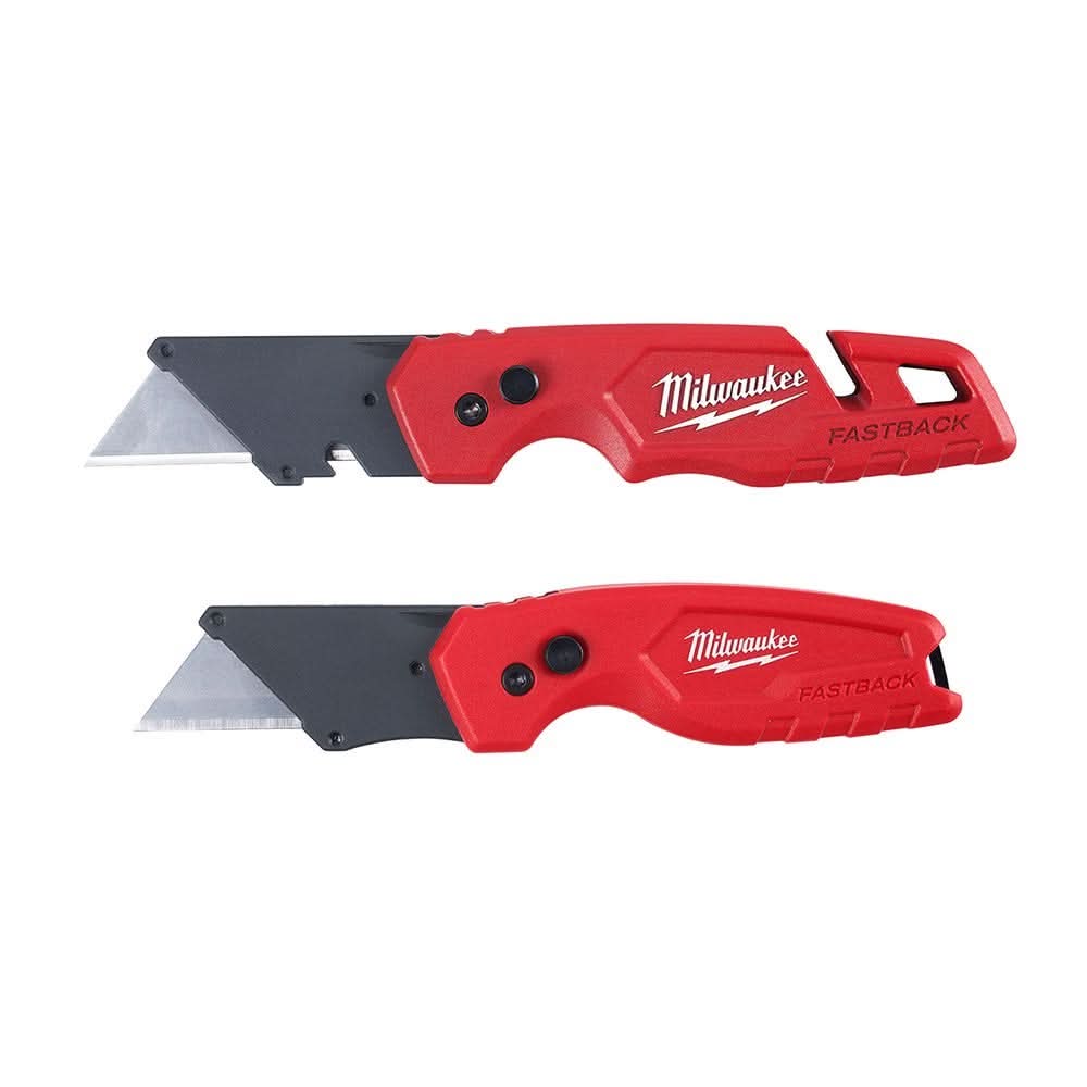 Milwaukee Fastback Folding Utility Knife Set and Fastback Folding Utility Knife
