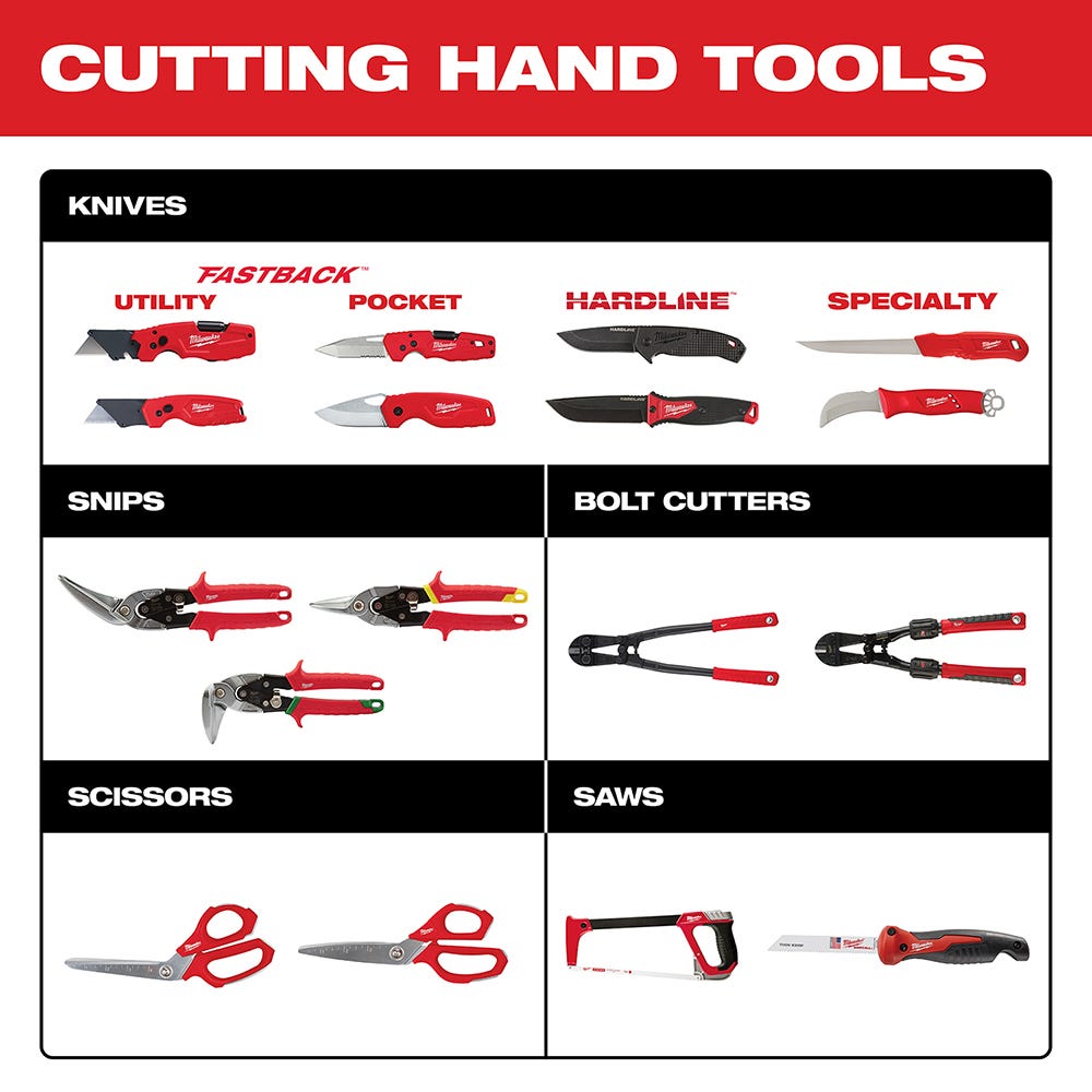 Milwaukee 48-22-1505 FASTBACK 6in1 Folding Utility Knife