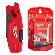 Milwaukee 48-22-1505 FASTBACK 6in1 Folding Utility Knife w/ 50-Pack Blades