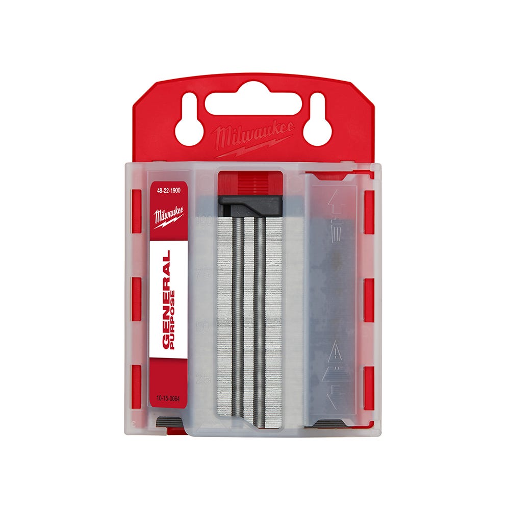 Milwaukee 48-22-1900 100-Piece General Purpose Utility Blades w/ Dispenser