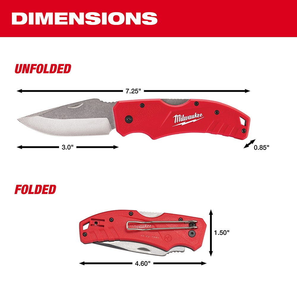 Milwaukee 48-22-1940 Lockback Pocket Knife