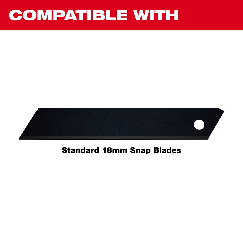 Milwaukee 48-22-1961 18Mm Snap Off Knife With Metal Lock And Precision Cut Blade