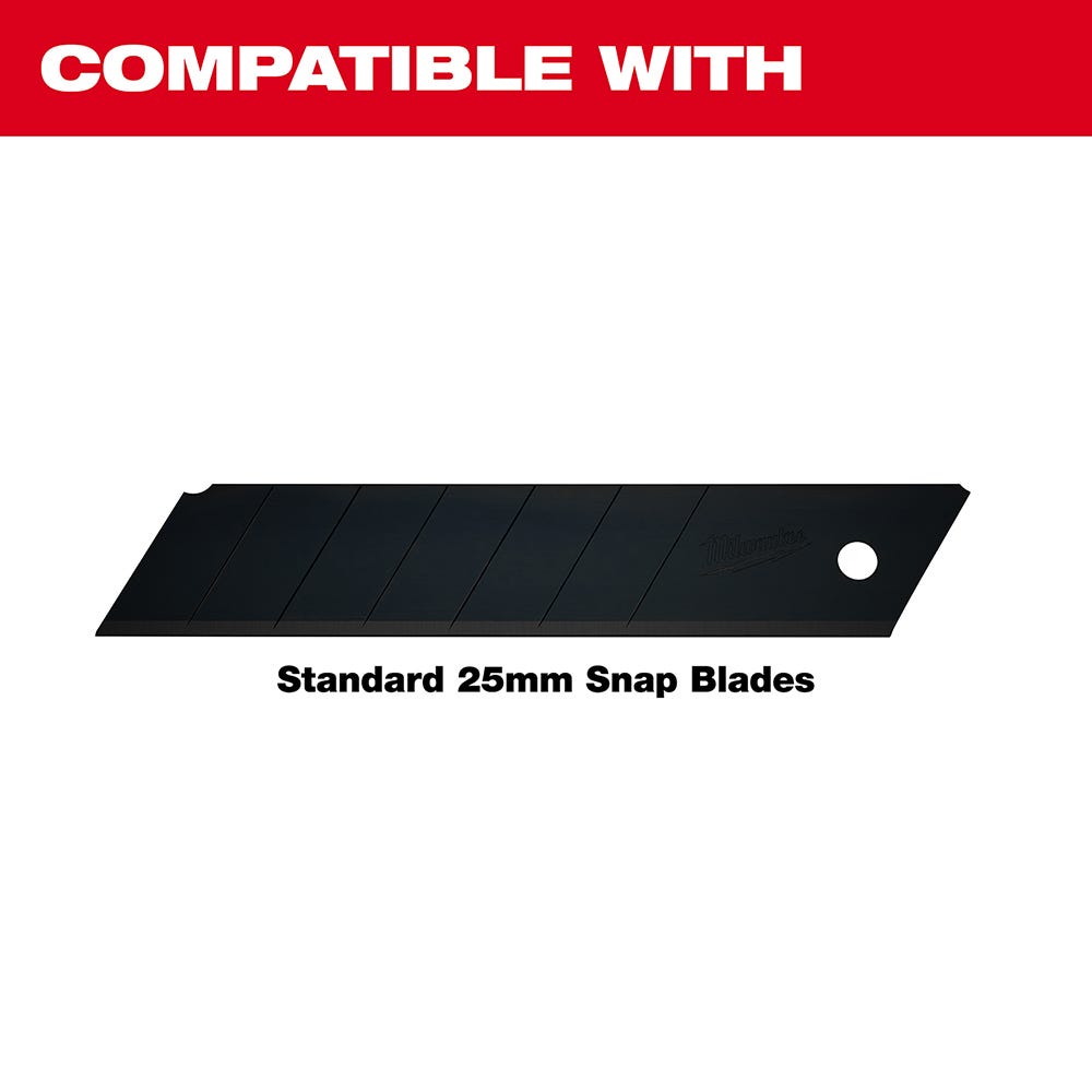 Milwaukee 48-22-1962  25mm Snap Off Knife with Metal Lock and Precision Cut Blade