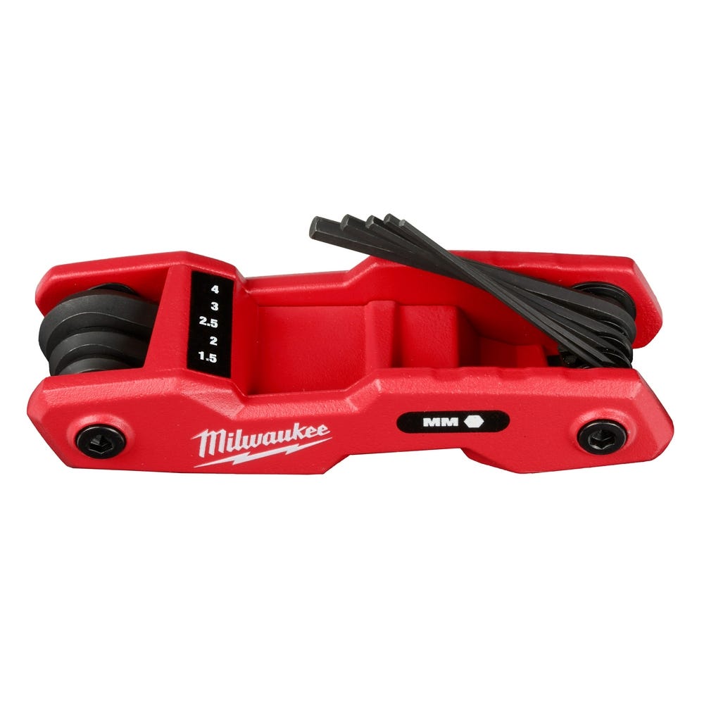 Milwaukee 48-22-2182 8-Key Folding Hex Key Set - Metric