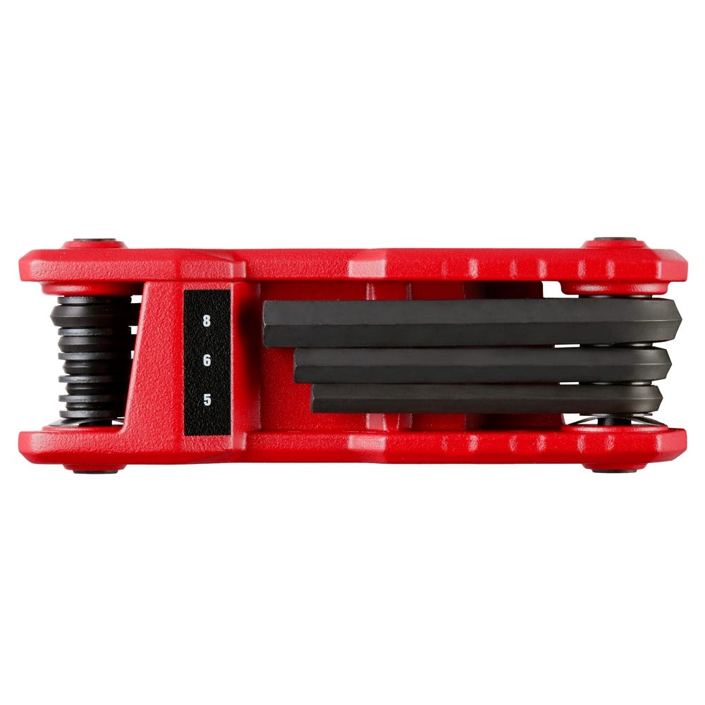 Milwaukee 48-22-2183 17-Key Folding Hex Key Sets - SAE/Metric