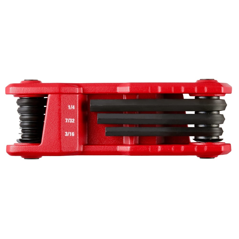 Milwaukee 48-22-2183 17-Key Folding Hex Key Sets - SAE/Metric