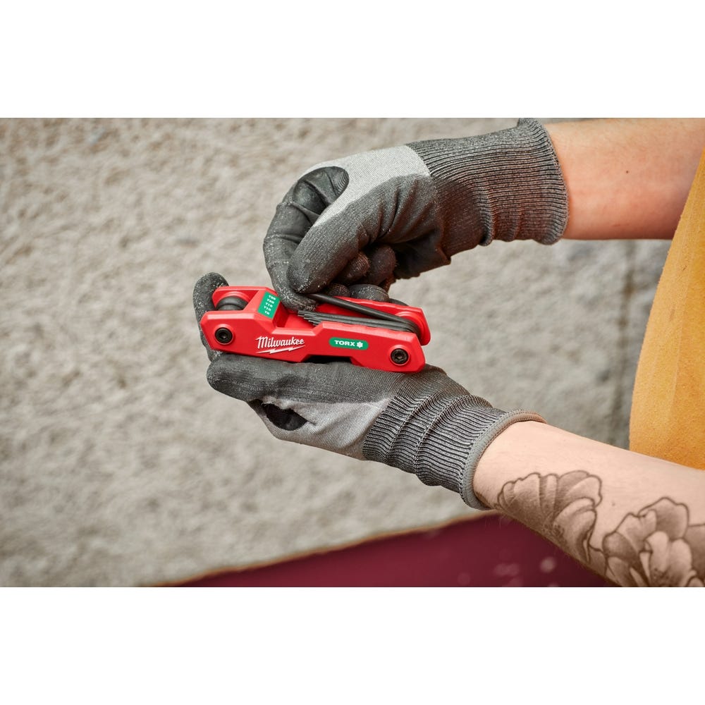 Milwaukee 48-22-2184 8-Key Folding Hex Key Set - Torx