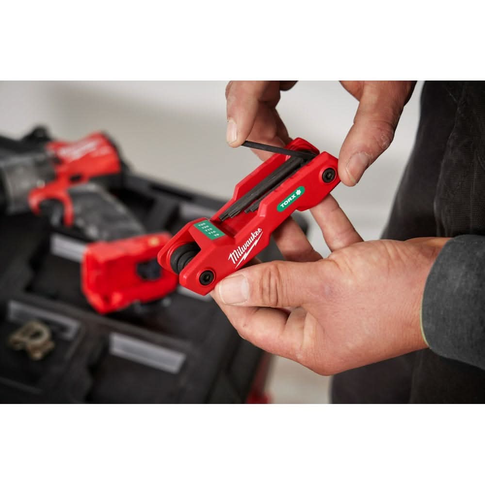 Milwaukee 48-22-2184 8-Key Folding Hex Key Set - Torx – Tool Nut