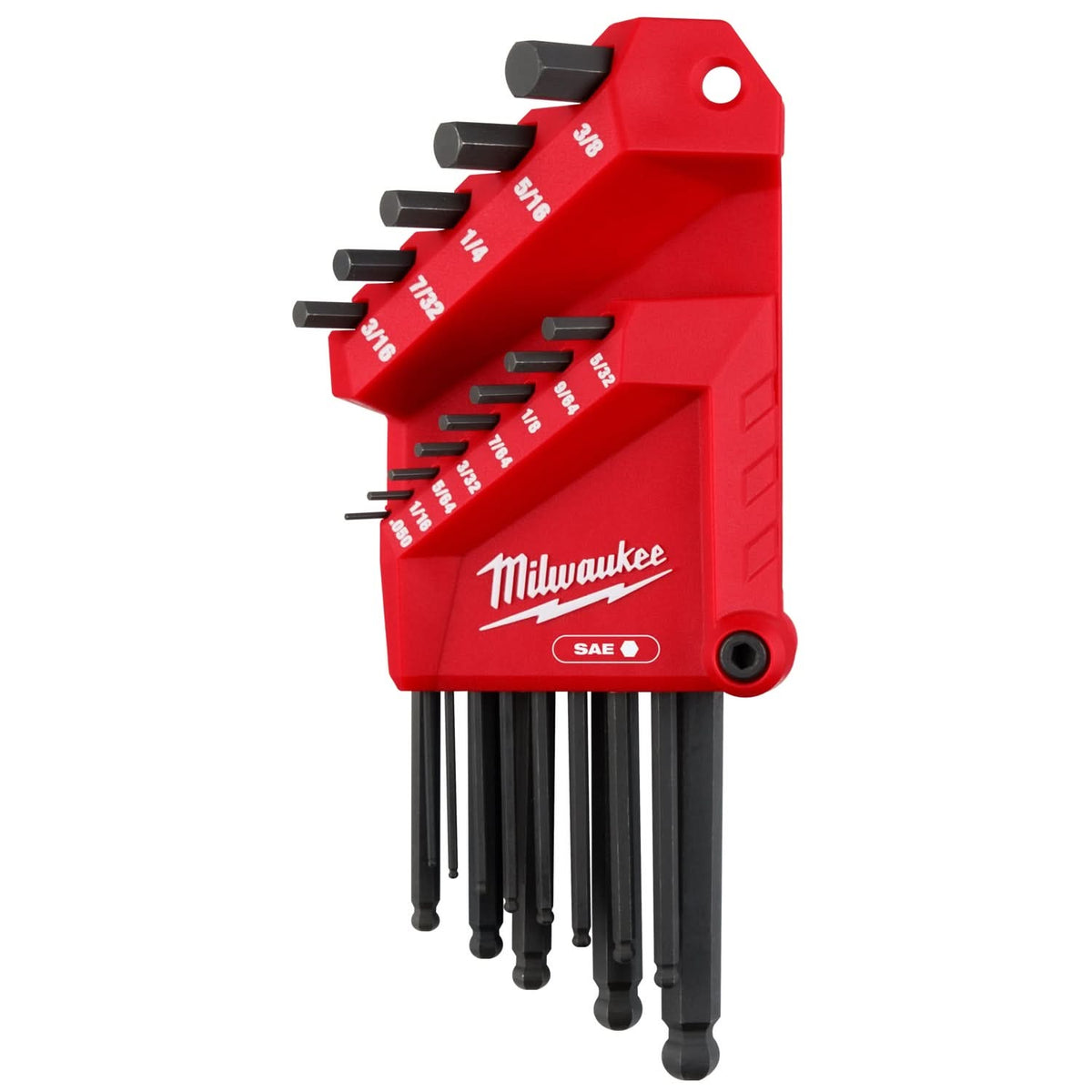 Milwaukee 48-22-2185 13-Key Ball End L-Key Set - SAE