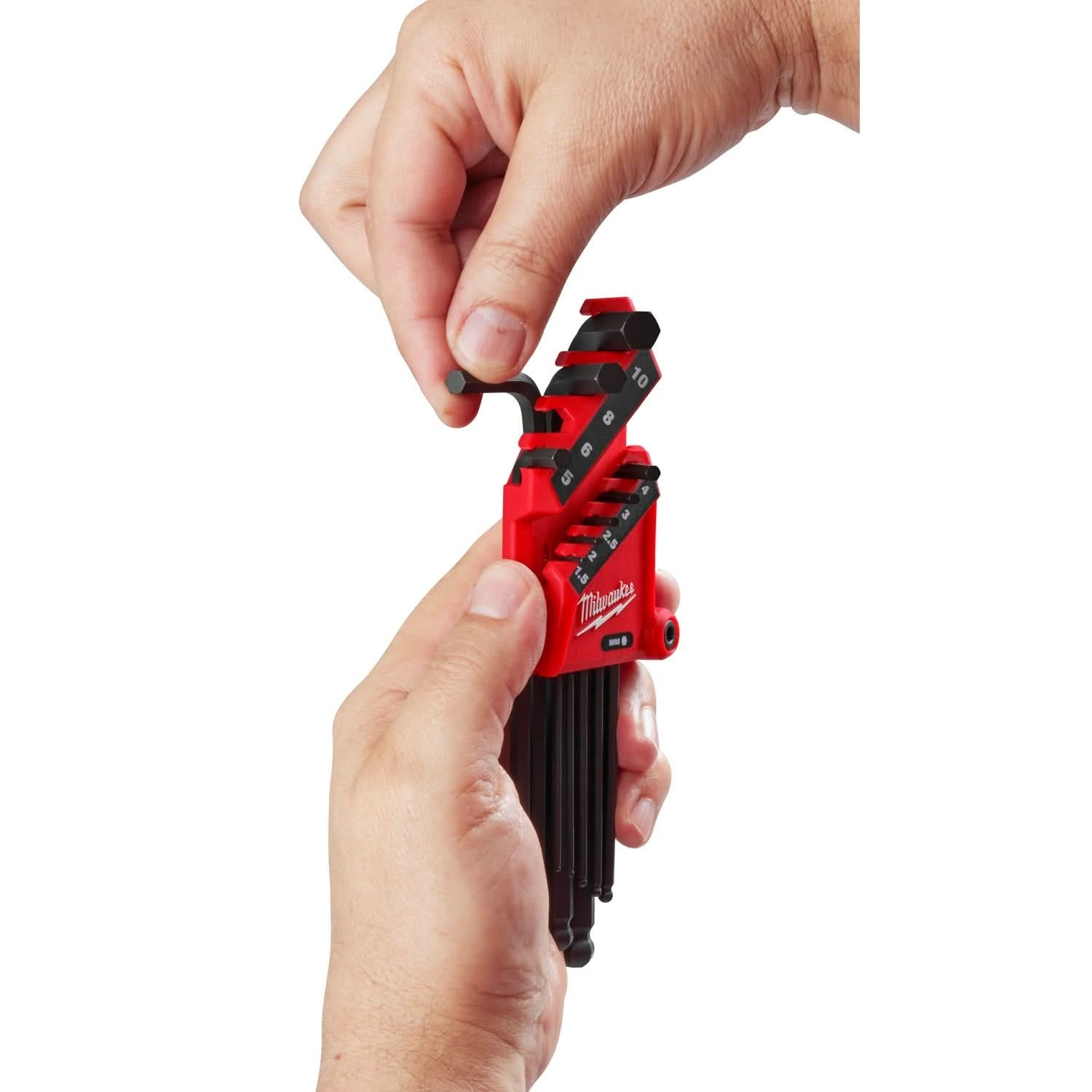 Milwaukee 48-22-2186 9-Key Ball End L-Key Set - Metric