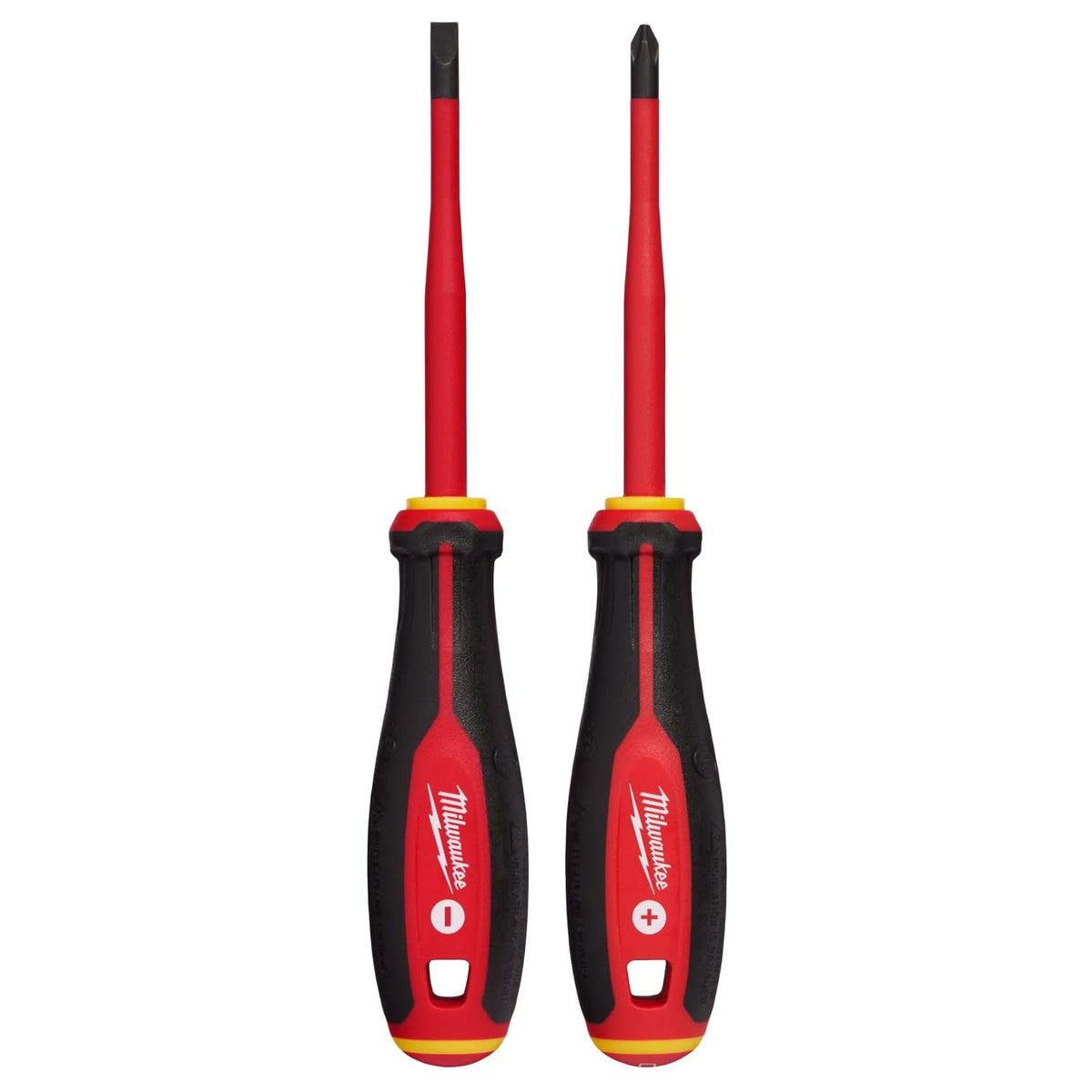 Milwaukee 48-22-2207 2pc 1000V Insulated Slim Tip Screwdriver Set