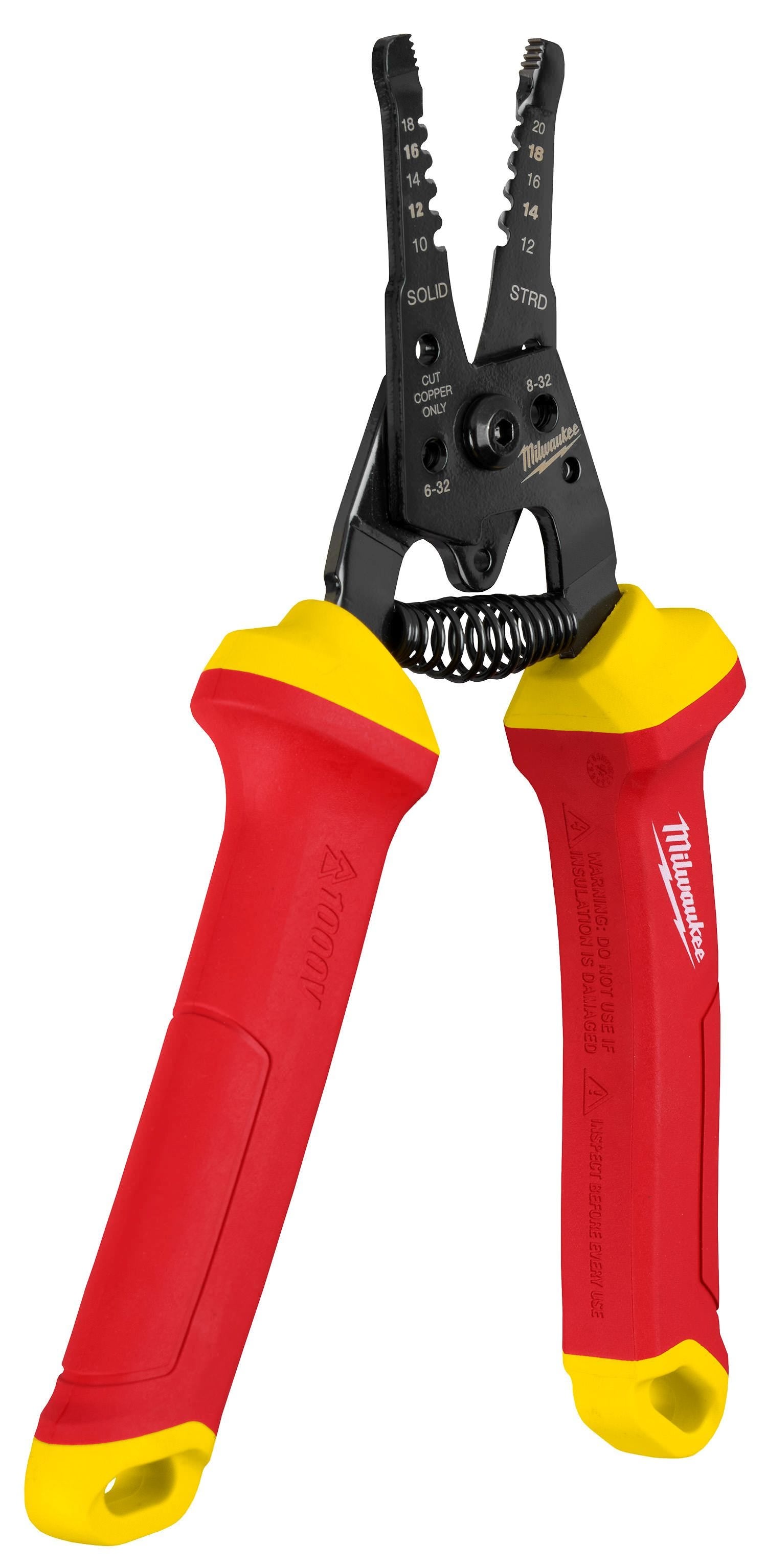 Milwaukee 48-22-2214 1000V Insulated 10-20 AWG Wire Stripper & Cutter