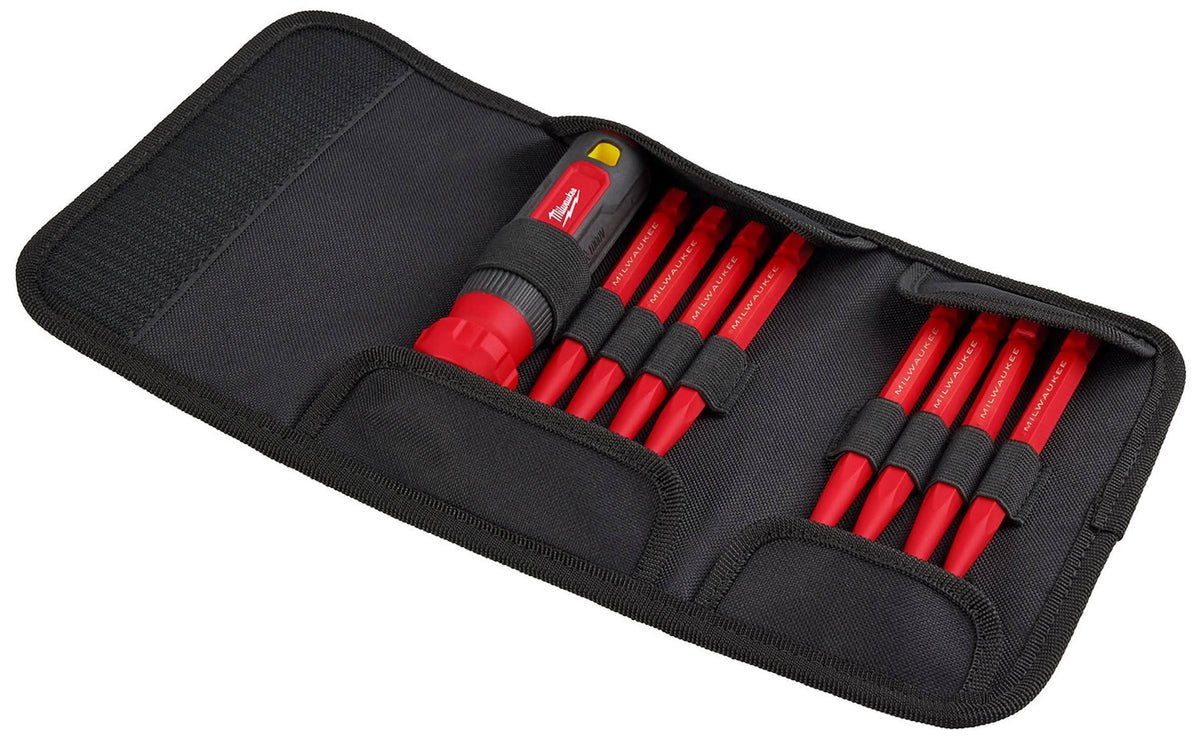 Milwaukee 48-22-2218 8-in-1 1000V Insulated Slim Tip Multi-Bit Screwdriver