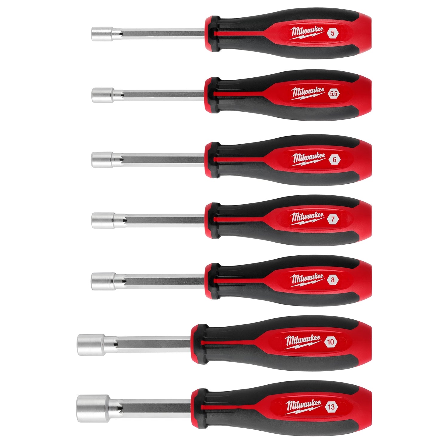 Milwaukee 48-22-2448 7pc Metric HOLLOWCORE Nut Driver Set