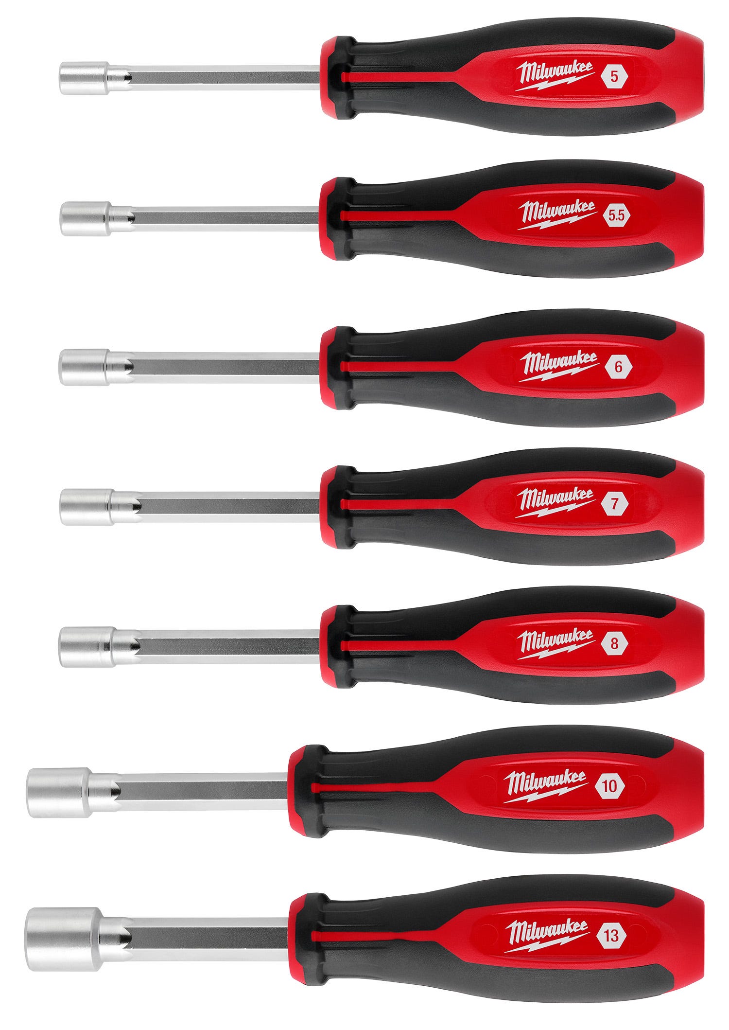 Milwaukee 48-22-2448 7pc Metric HOLLOWCORE Nut Driver Set