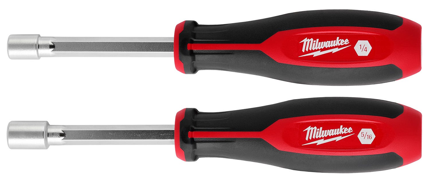 Milwaukee 48-22-2542 2pc SAE HOLLOWCORE Magnetic Nut Driver Set