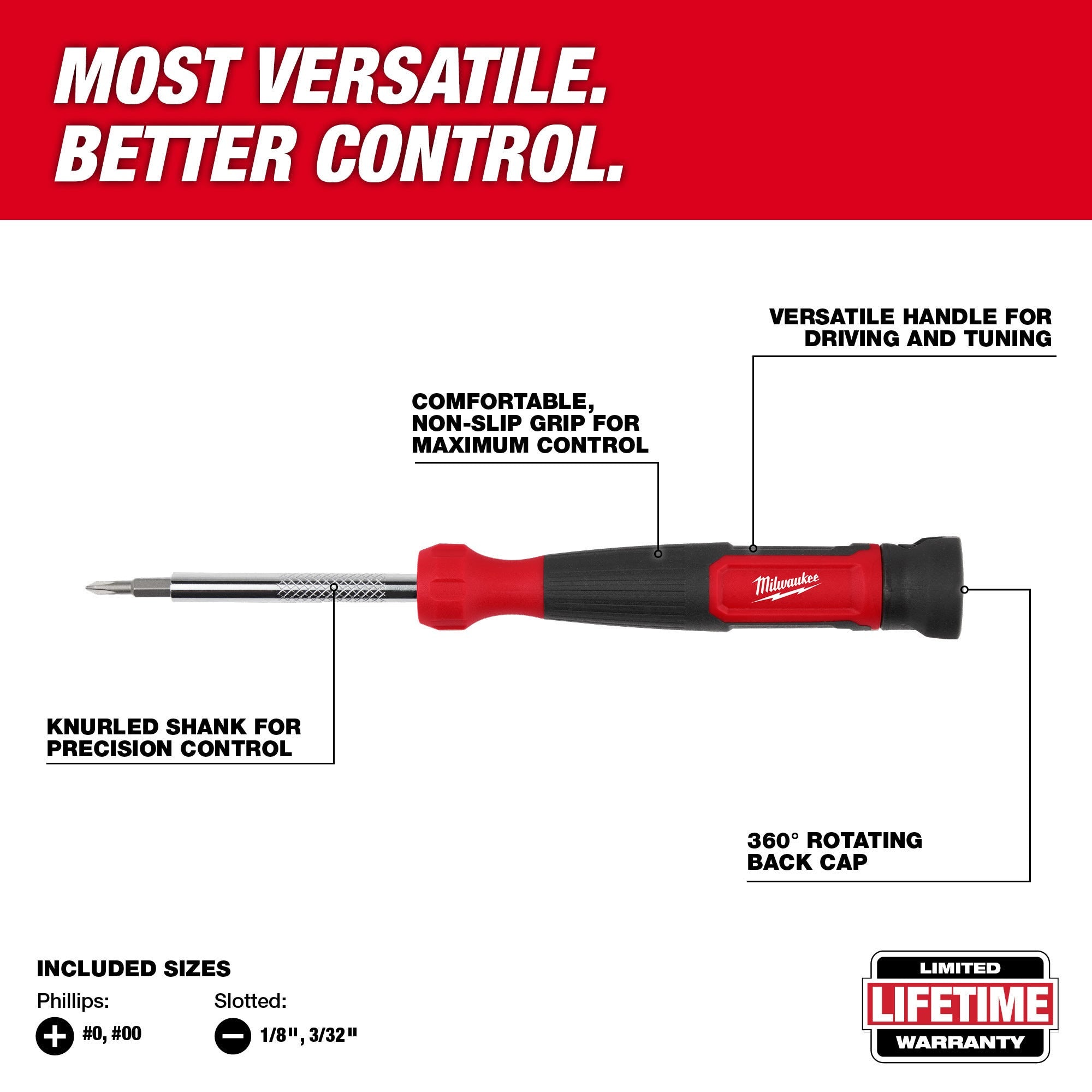 Milwaukee 48-22-2930 4in1 Precision Multi-Bit Driver