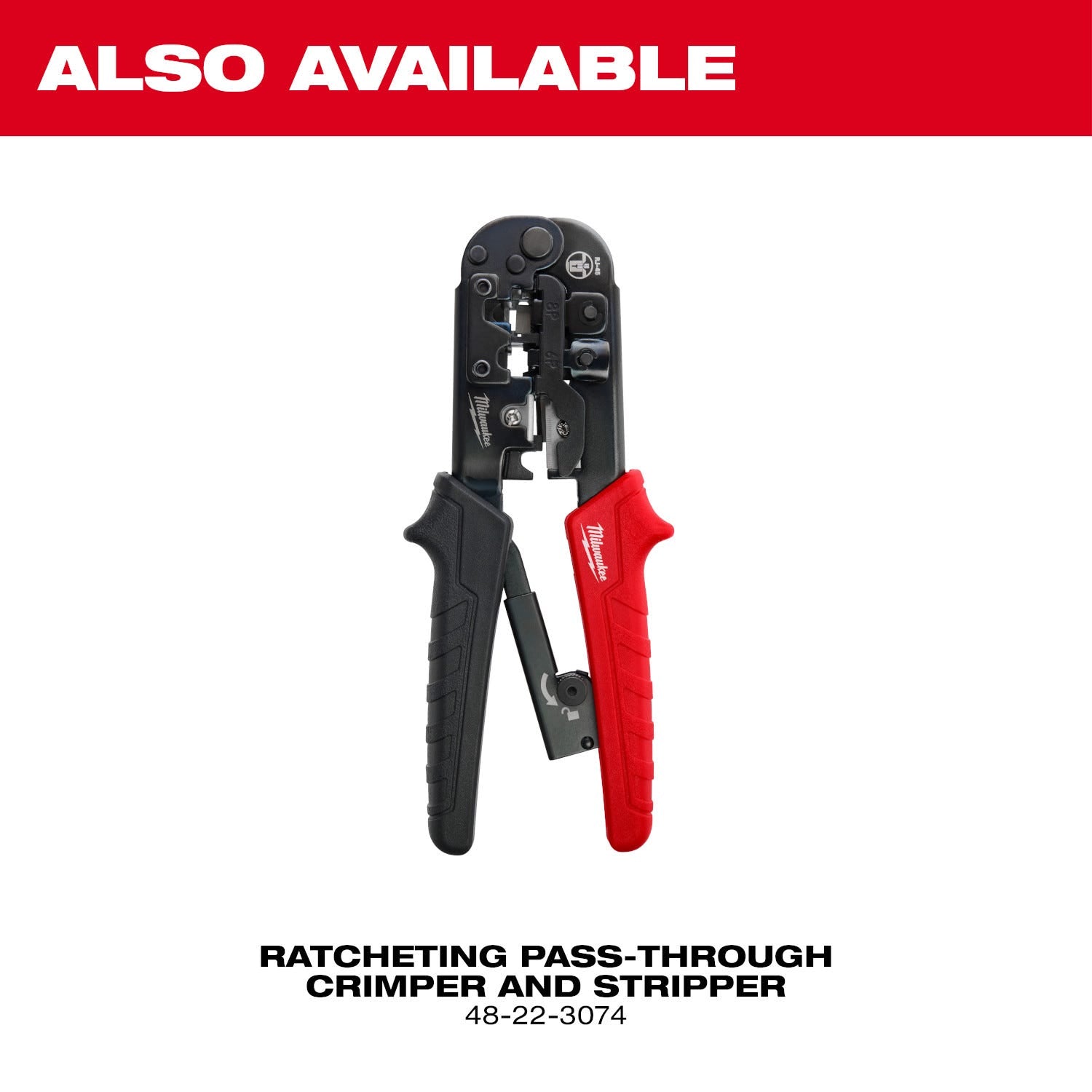 Milwaukee 48-22-3076 Ratcheting Modular Crimper & Stripper