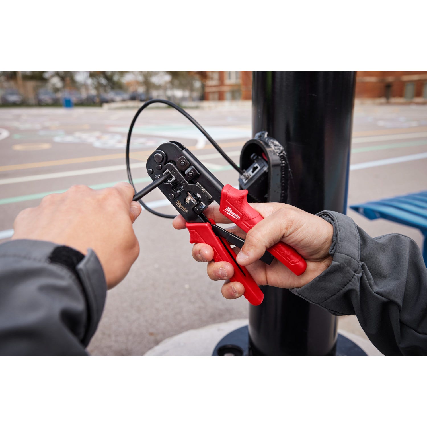 Milwaukee 48-22-3076 Ratcheting Modular Crimper & Stripper