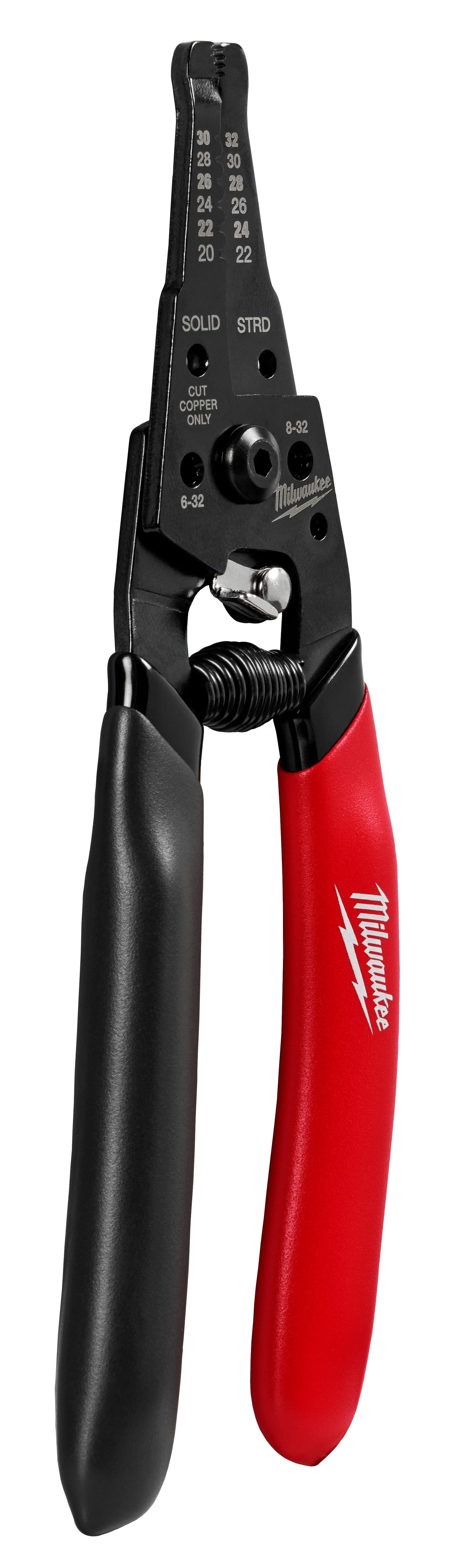Milwaukee 48-22-3080 20-32 AWG LOW VOLTAGE DIPPED GRIP WIRE STRIPPER & CUTTER