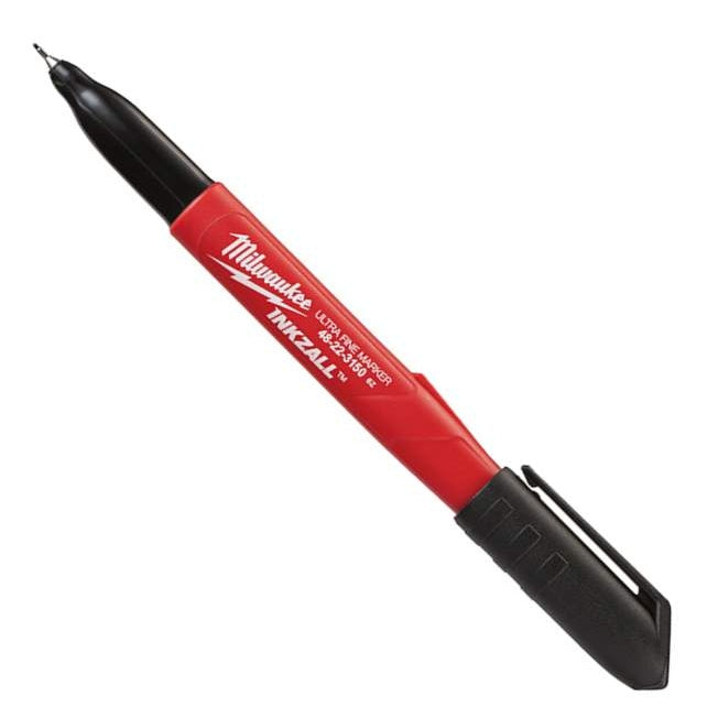 Milwaukee 48-22-3150 INKZALL Black Ultra Fine Point Markers, 12-Pack