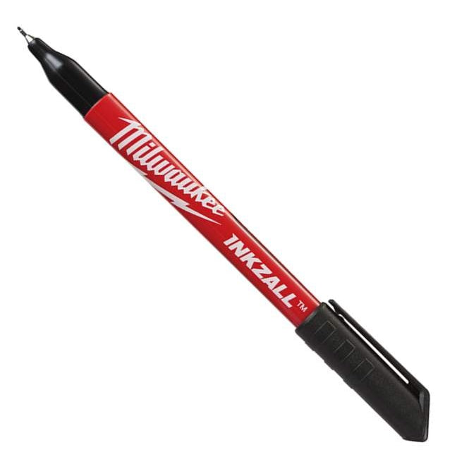Milwaukee 48-22-3160 INKZALL Black Ultra Fine Point Pen, 12-Pack