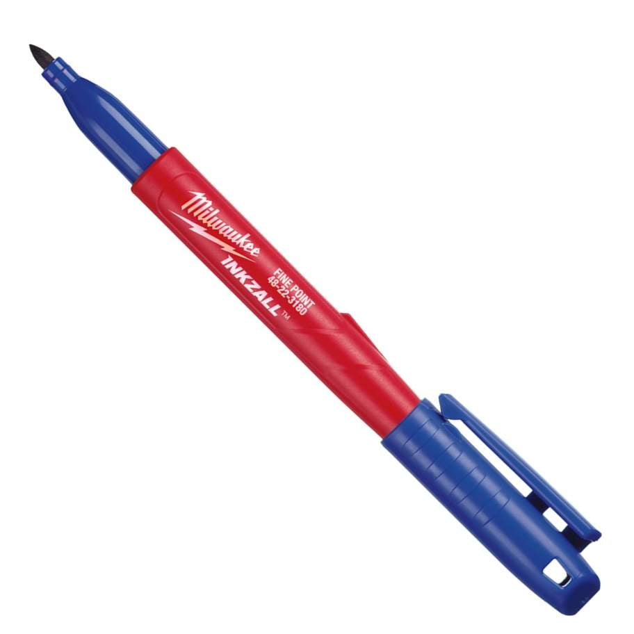 Milwaukee 48-22-3180 36pk INKZALL Blue Fine Point Markers