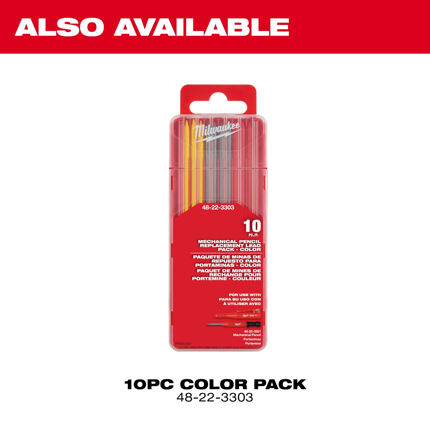 Milwaukee 48-22-3301 Mechanical Pencil with 10-Piece Lead
