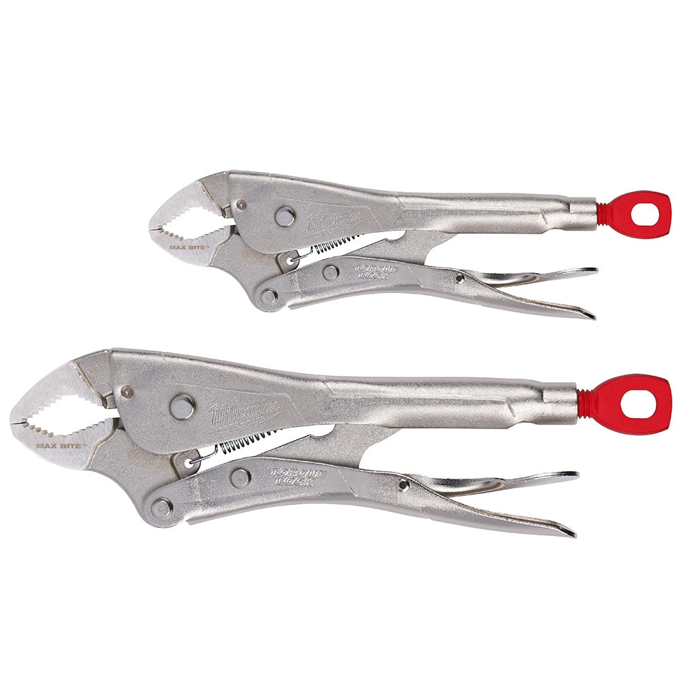 Milwaukee 2 Piece 7" & 10" TORQUE LOCK™ MAXBITE™ Locking Pliers Set