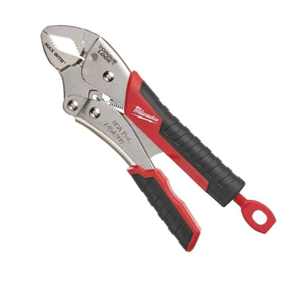 Milwaukee 48-22-3707 7" Gripped Curved Jaw Locking Pliers with MAXBITE