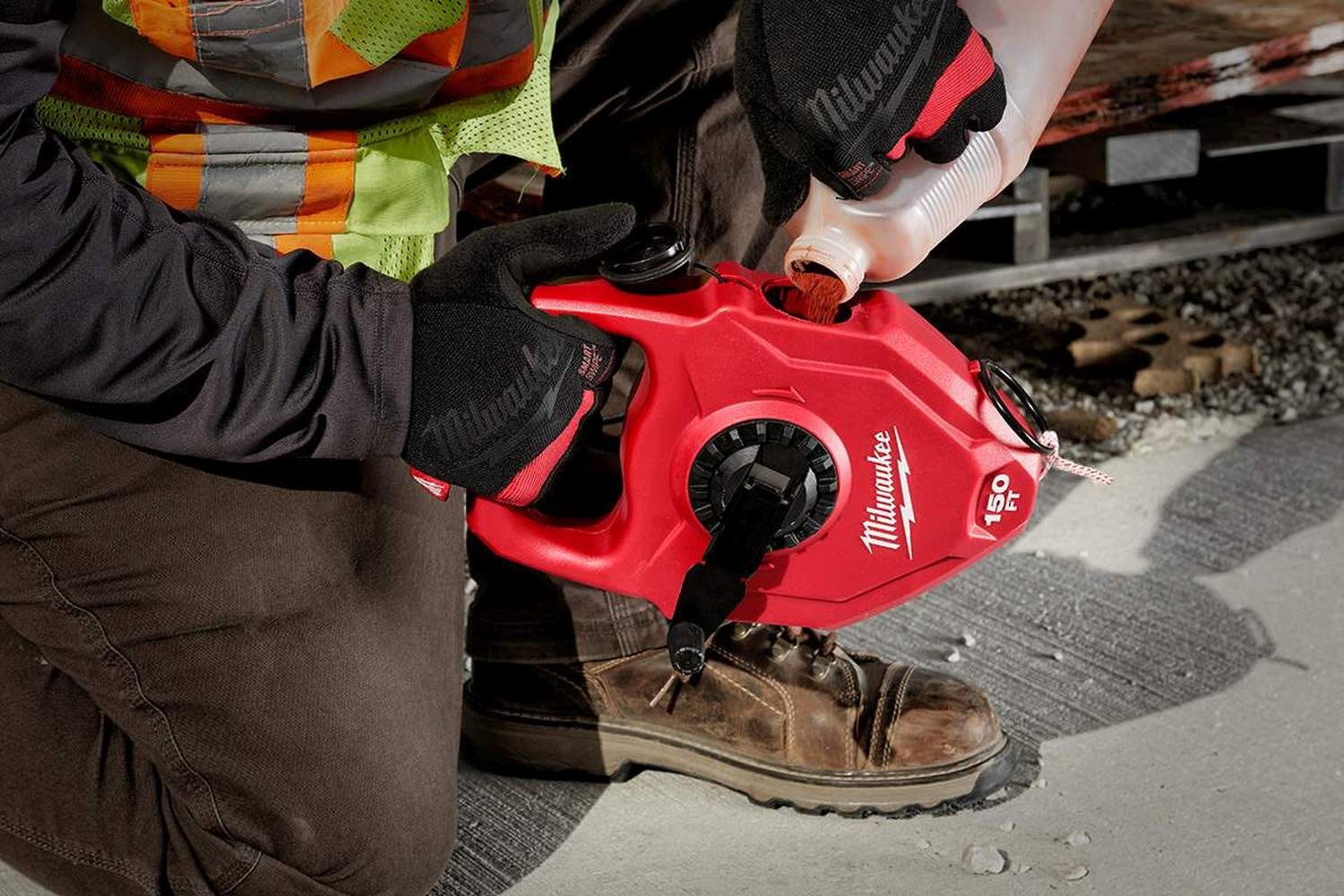 Milwaukee 48-22-3915 150-foot Extra Bold Large Capacity Chalk Reel