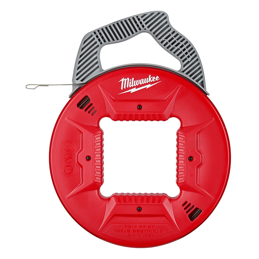 Milwaukee 48-22-4186 120-ft. 1/8-in. Stainless Steel Fish Tape