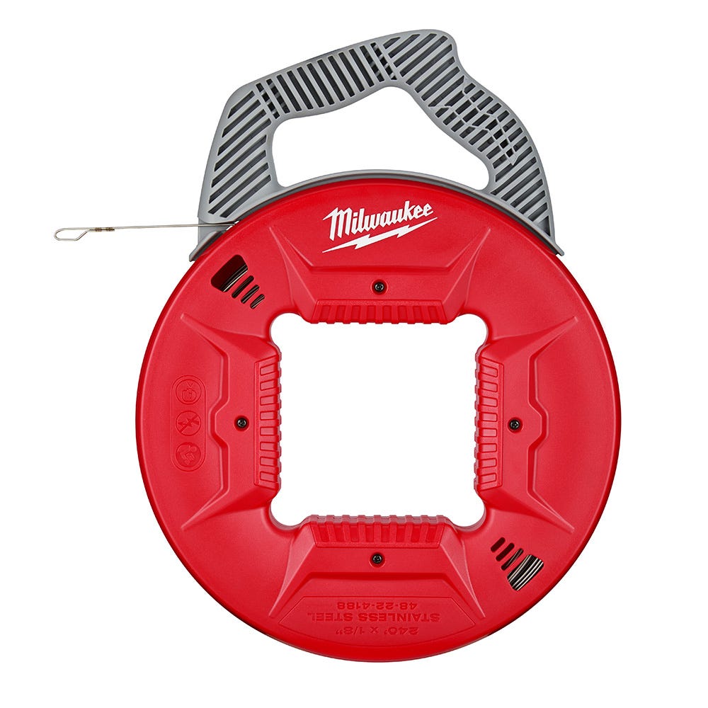 Milwaukee 48-22-4188 240-ft. 1/8-in. Stainless Steel Fish Tape