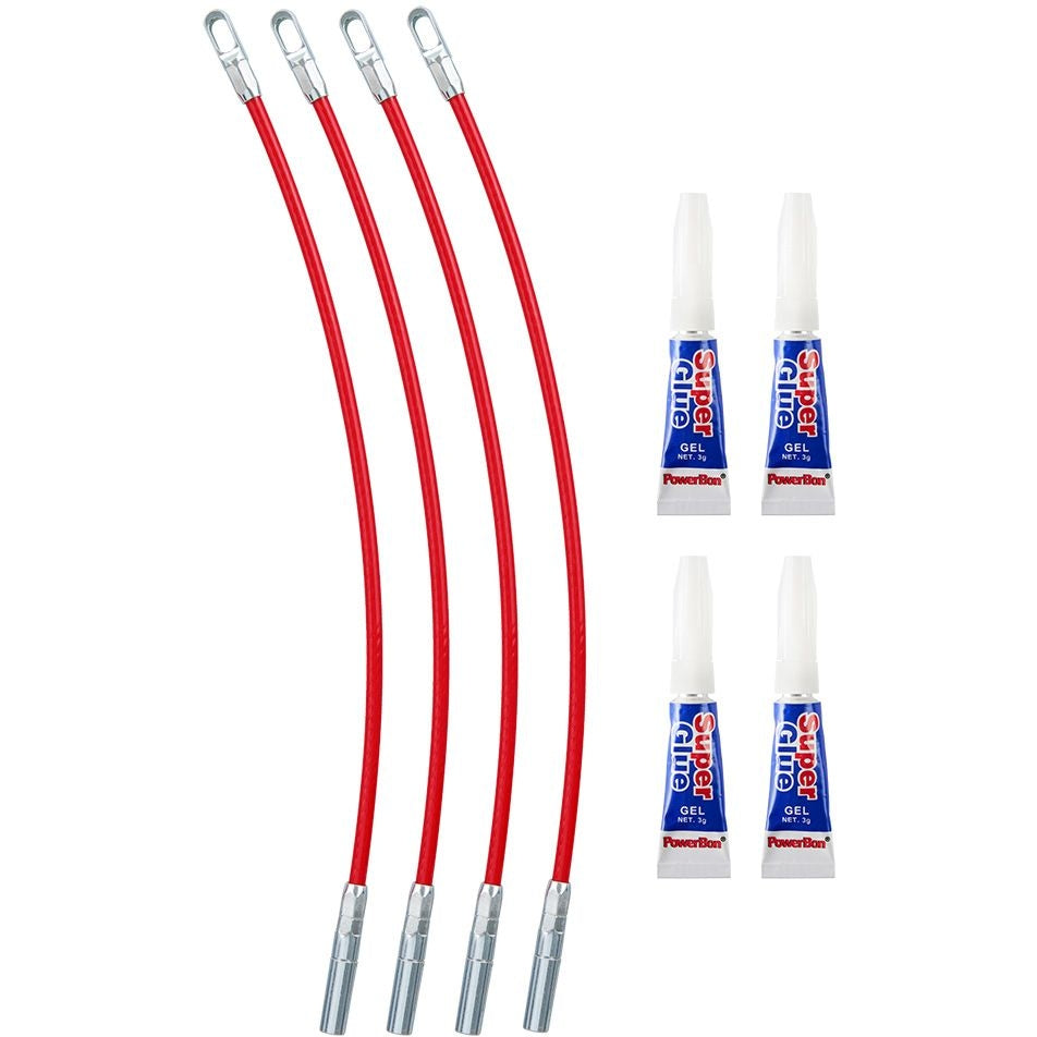 Milwaukee 48-22-4191 4PK Polyester Fish Tape Replacement Flexible Metal Leader