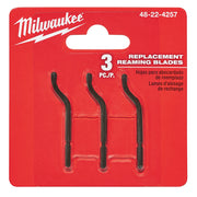 Milwaukee 48-22-4257 3-Piece Replacement Reaming Blades