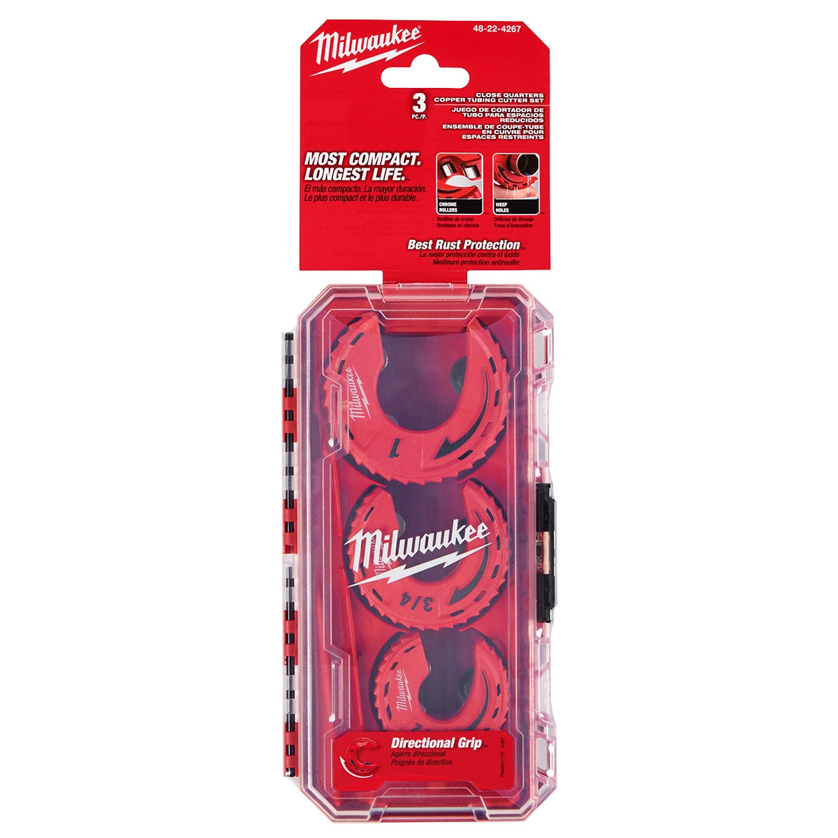 Milwaukee 48-22-4267 3-Piece Close Quarters Tubing Cutter Set