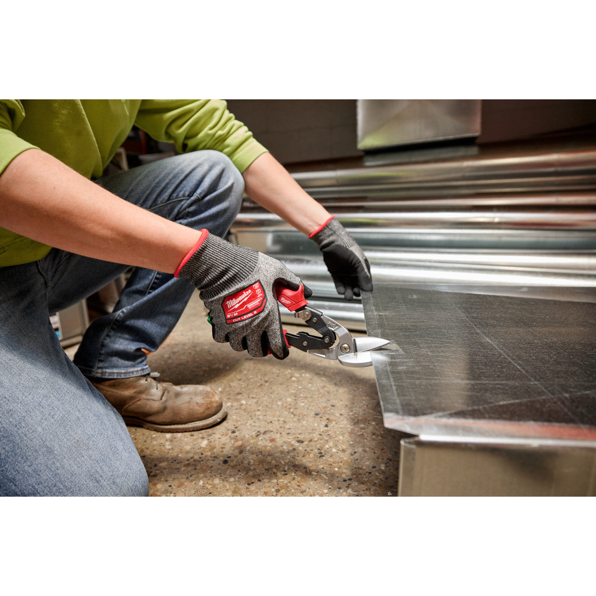 Milwaukee 48-22-4552 Right Cutting Offset Aviation Snips