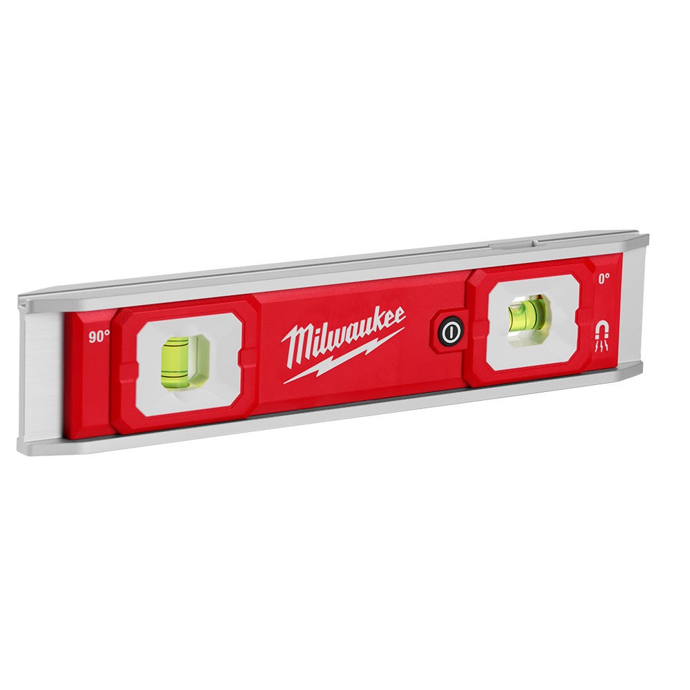 Milwaukee 48-22-5105 9" Torpedo Level with Lighted Vials